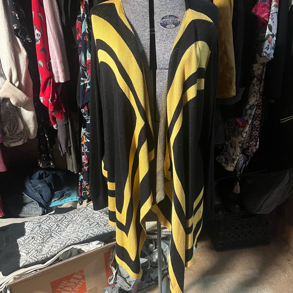 Black and Yellow Women's Sweater